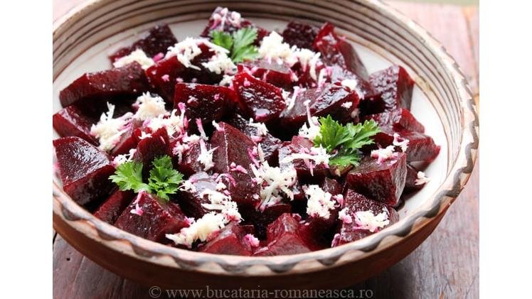 Salată sfeclă cu hrean