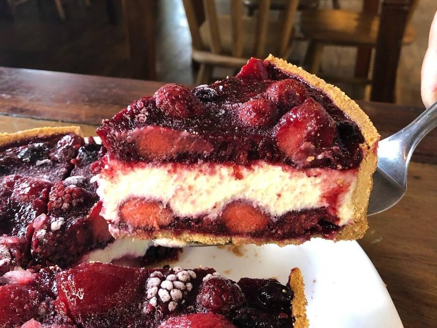 Torta de Frutas Vermelhas