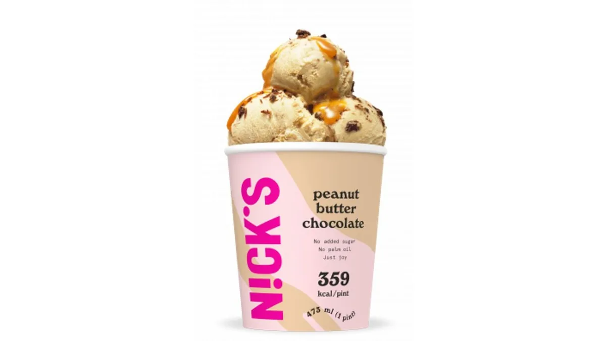Nick'S Peanut Butter Chocolate 473ml - 359 Kcal/Pint