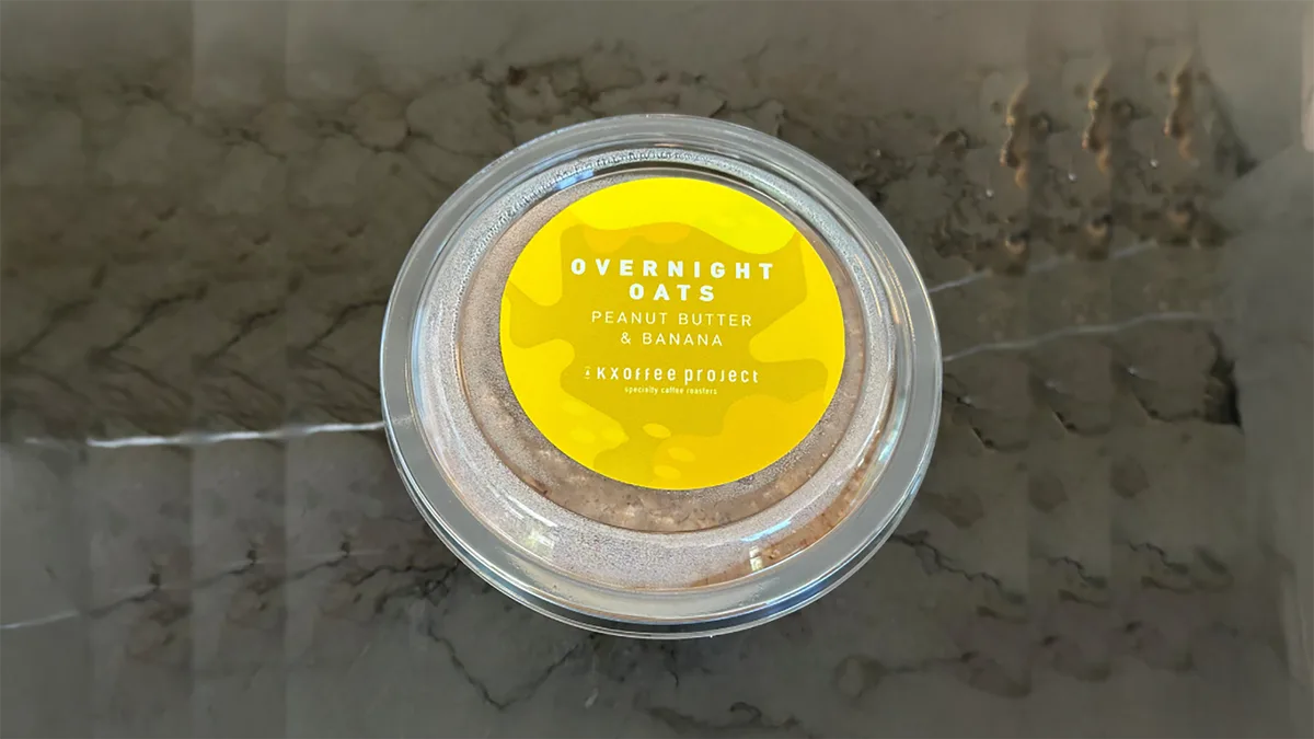 Overnight oats Peanut butter and Banana 220gr