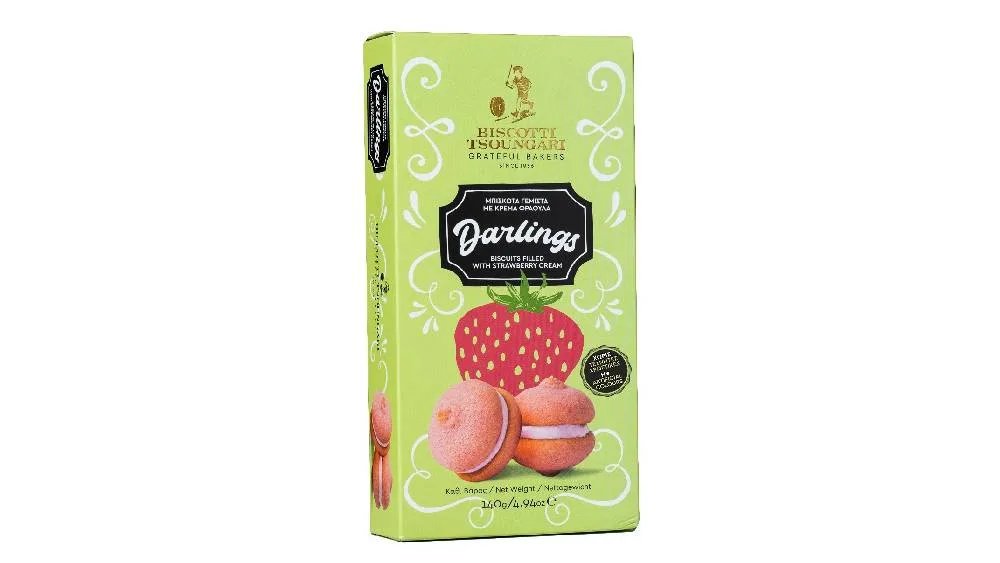 Tsoungari Darlings Strawberry Cream 170g