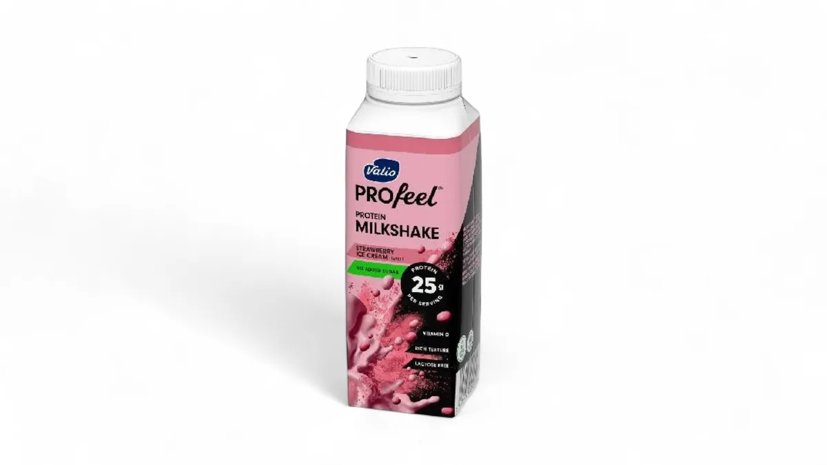 Valio Profeel Protein Milkshae Strawberry Ice Cream 250ml