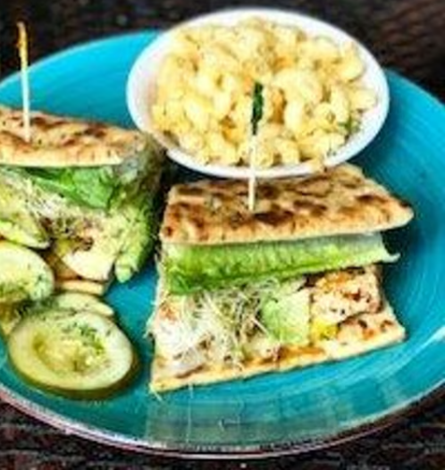 SUSIE Q'S BLACKENED TOFU MELT