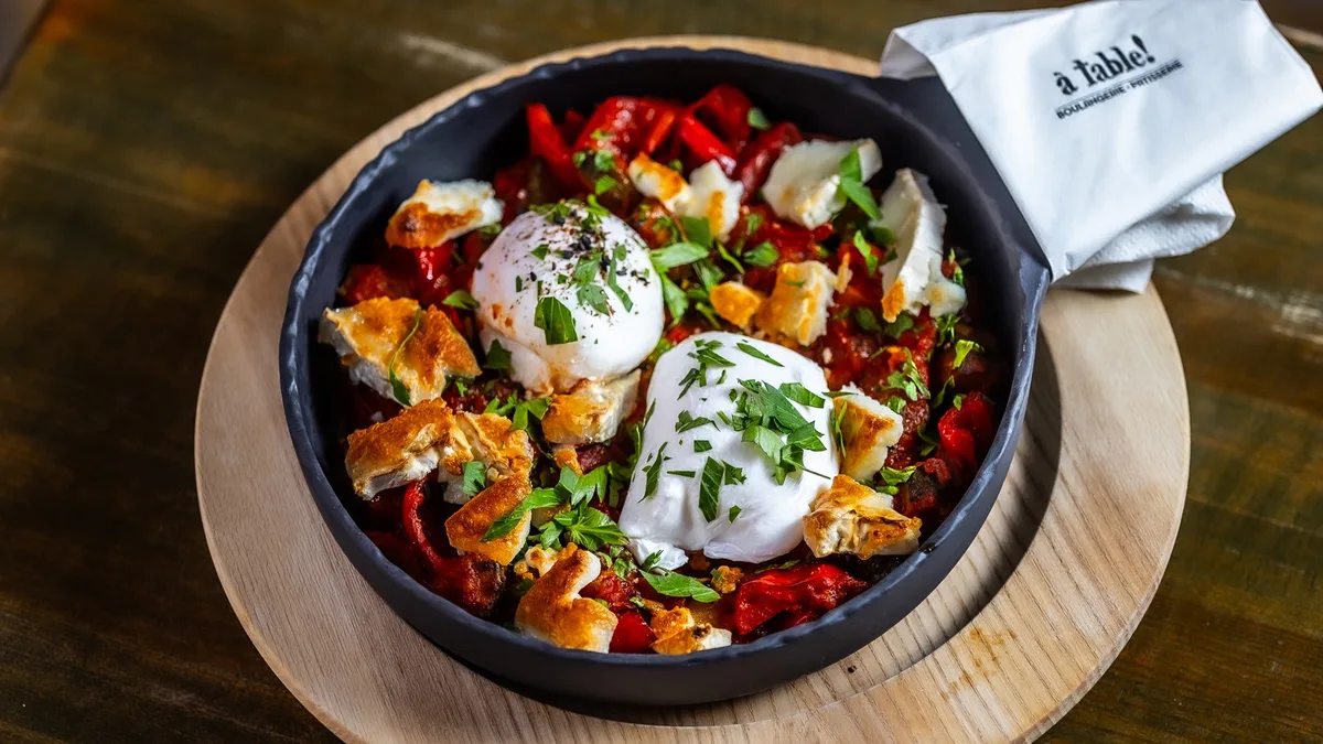 Shakshuka kecskesajt
