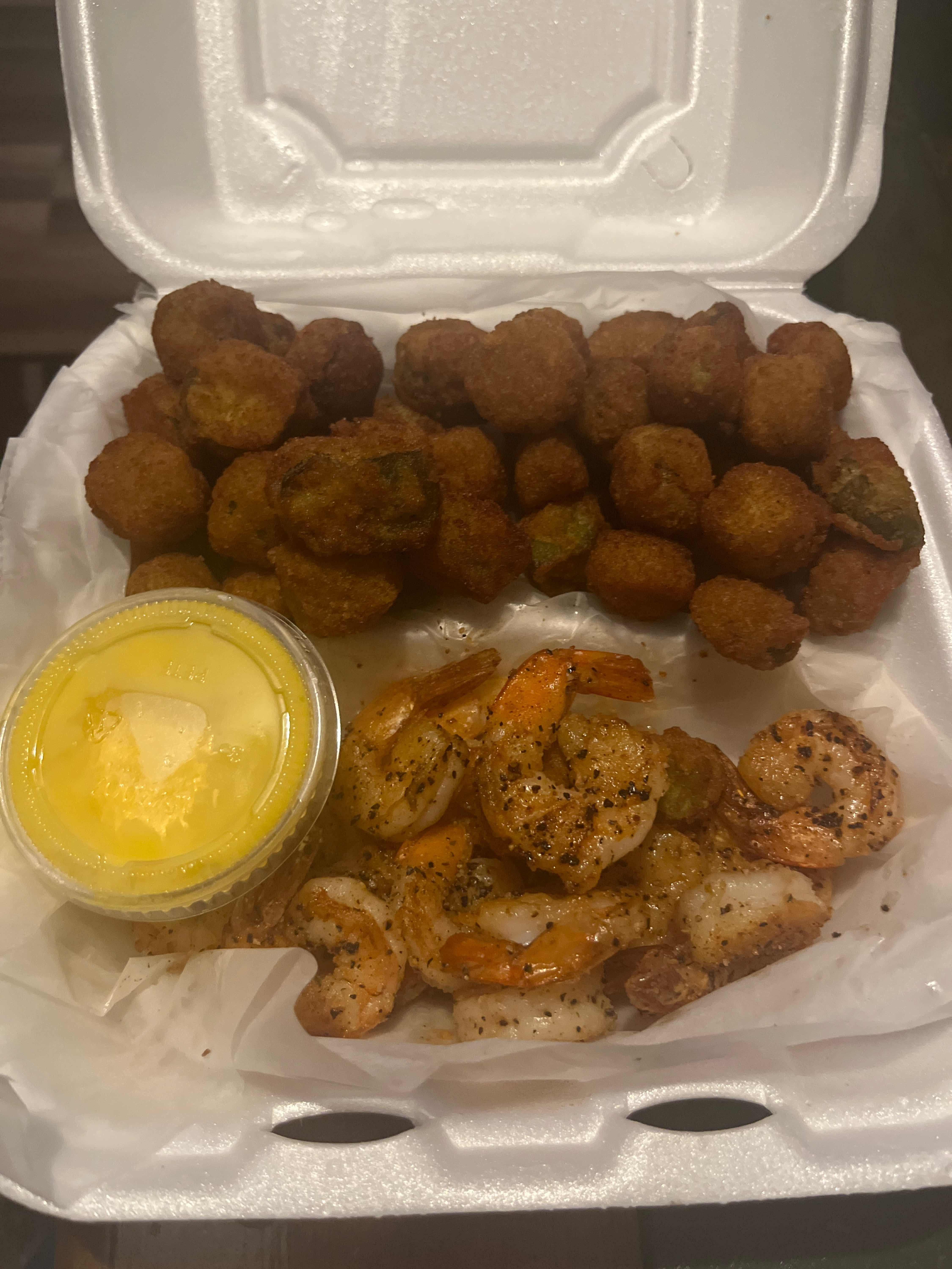 Shrimp with side(1 pound with shell on)