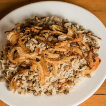 Arroz com Lentilha