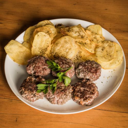 Mini Kafta com Fritas