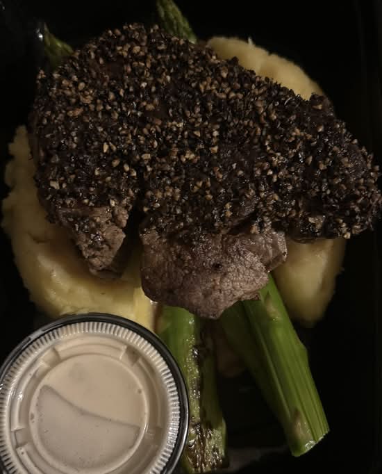 Peppercorn Encrusted Filet Mignon