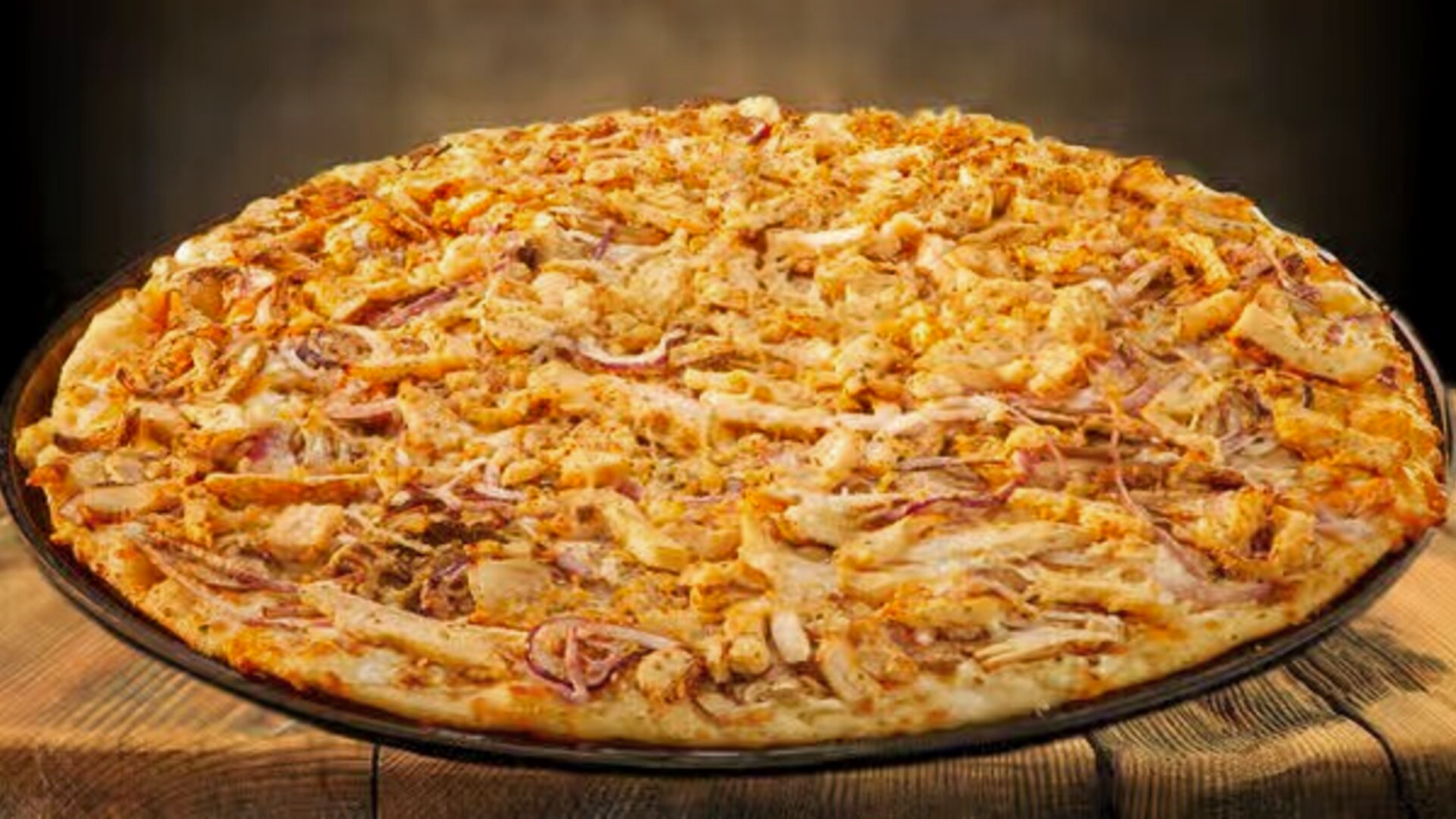 Roasted Garlic-Chicken Pizza