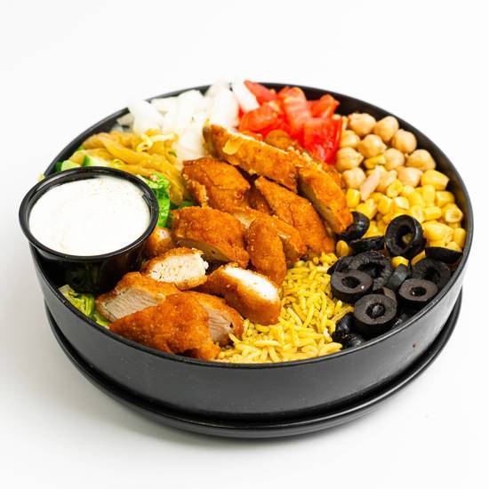 Fried Chicken "Zinger" Rice Bowl