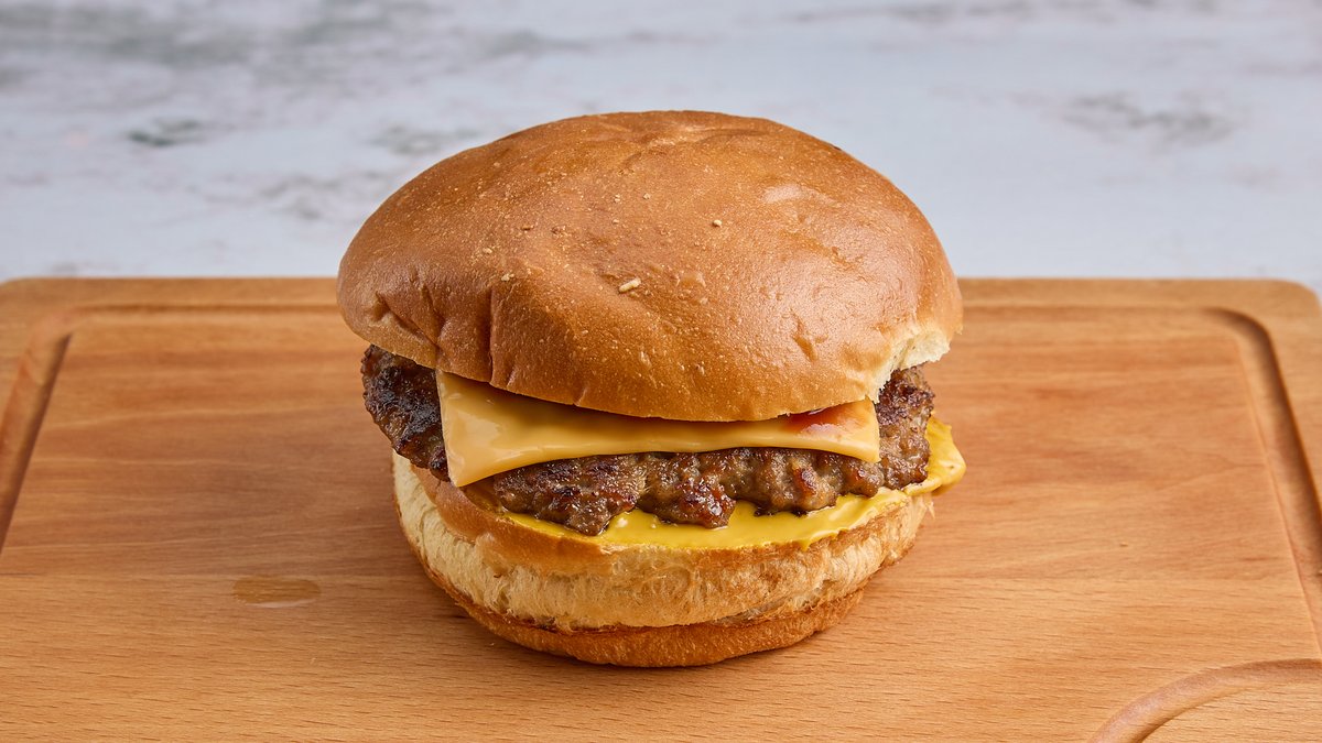 Con Queso (Cheeseburger) (HAMBURGUESAS)
