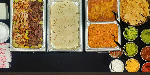 Steak and Chicken Fajita Buffet