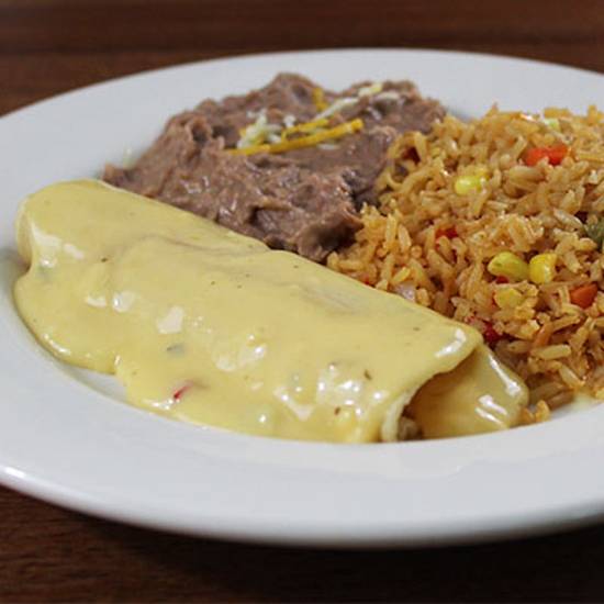 Kid's Enchilada with Queso