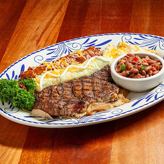 Ribeye and Enchiladas