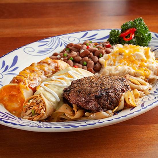 Steak and Enchiladas
