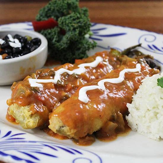 Vegetarian Chile Rellenos