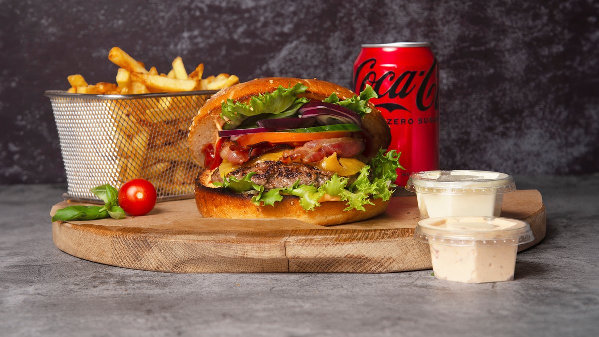 Bacon Cheese Burger Menu