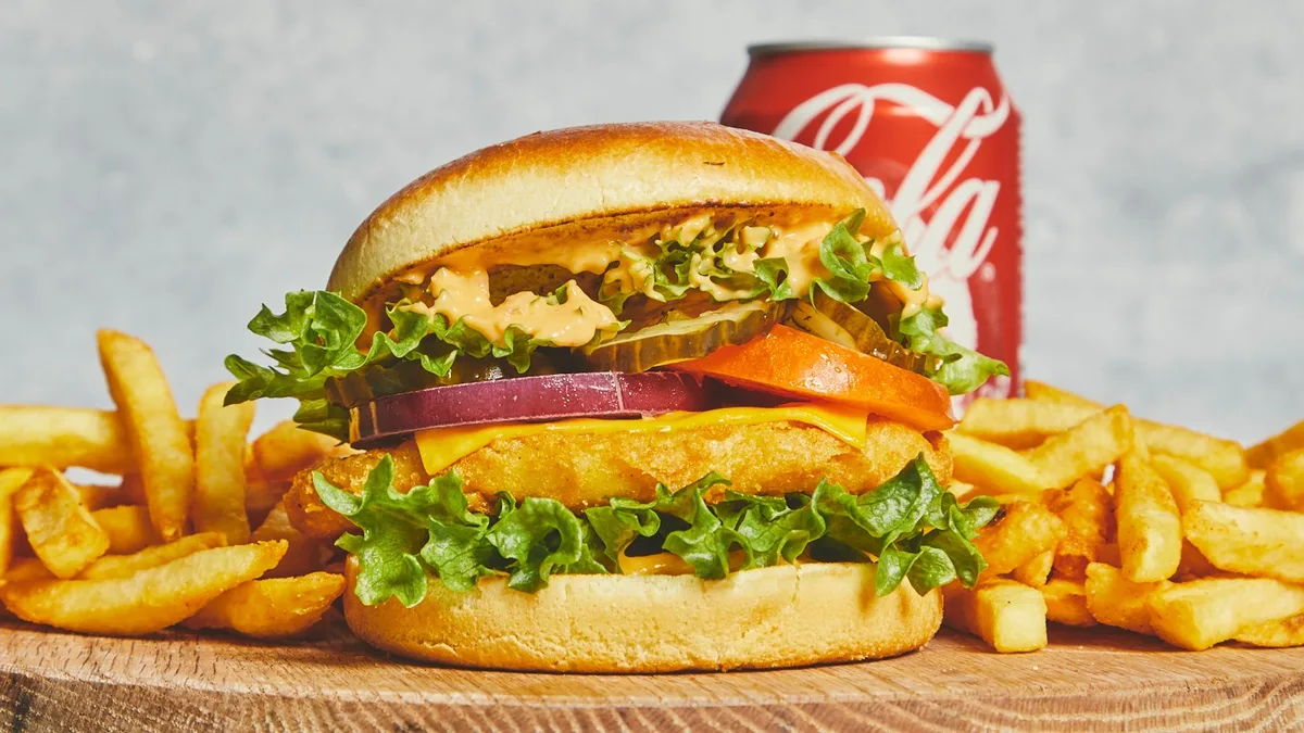 Mexicansk Kylling Burger Menu
