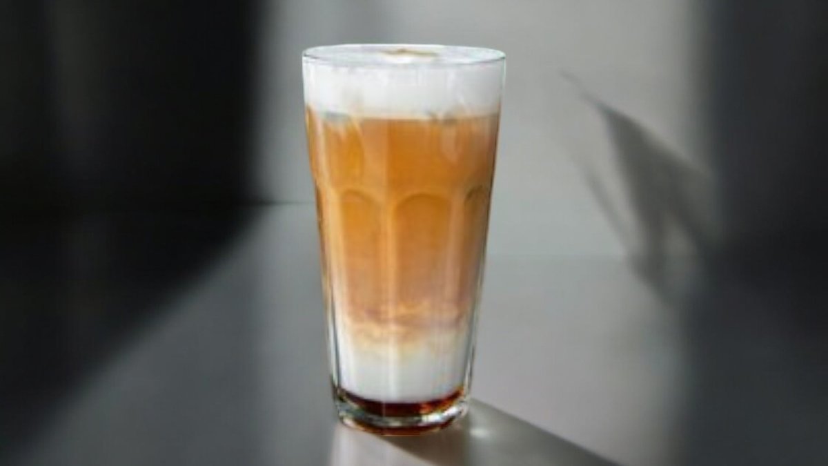 Caramel latte ice