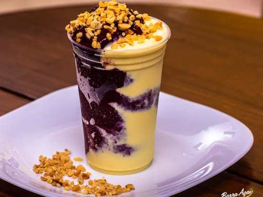 Açai com Sorvete de Cupuaçu a Partir de