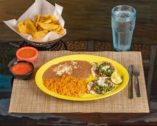 #25 Two Carne Asada Tacos