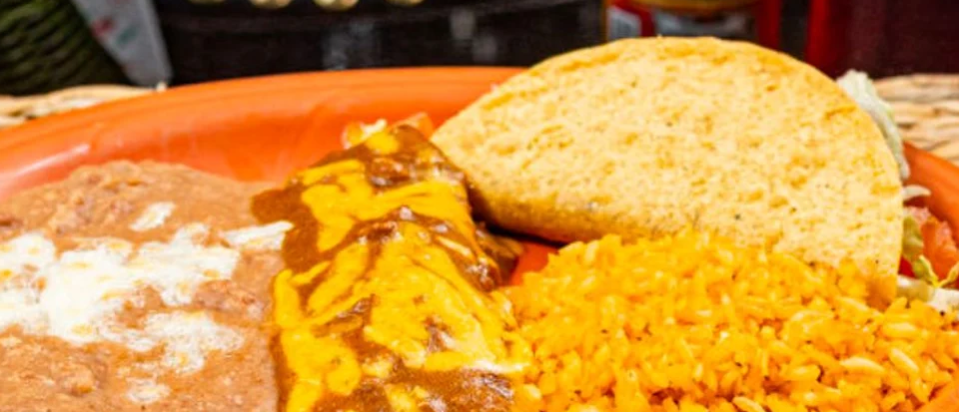 31. One Beef Enchilada and One Beef Taco