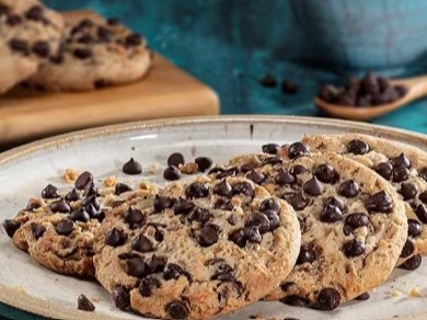 Cookie de Baunilha com Gotas de Chocolat
