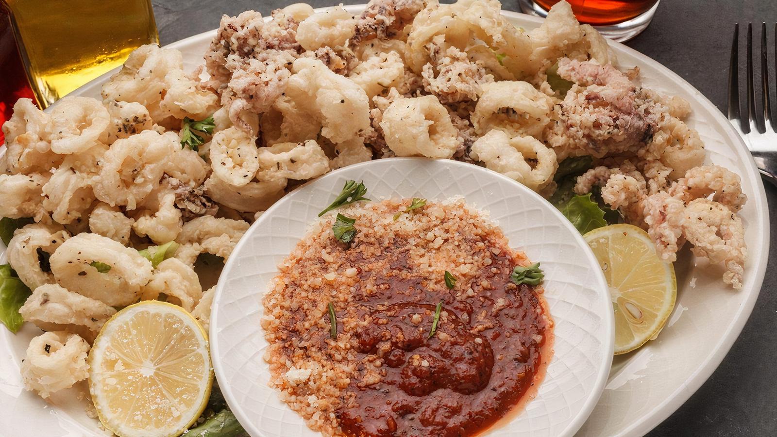 Golden Fried Calamari