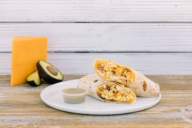 Bacon with Jalapenos Breakfast Burrito