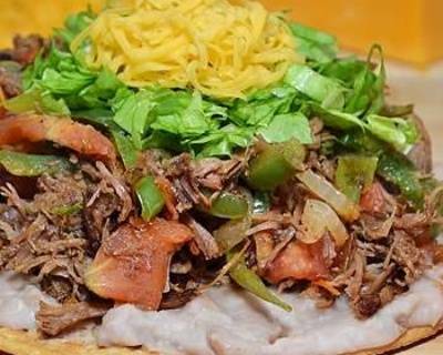 Beef Tostada