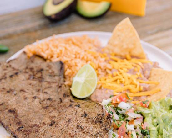 Carne Asada Combo Plate