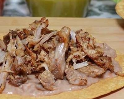 Carnitas Tostada