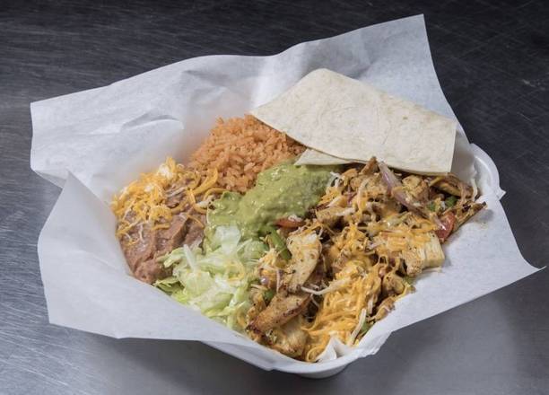 Chicken Fajitas Combo Plate