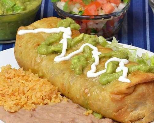 Chimichanga Combo Plate