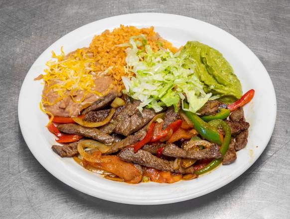 Steak Fajitas Combo Plate