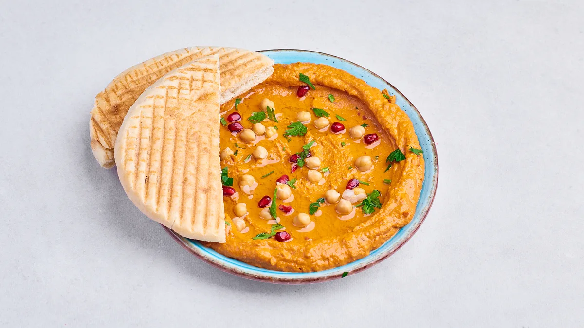 Hummus z suszonych pomidorów