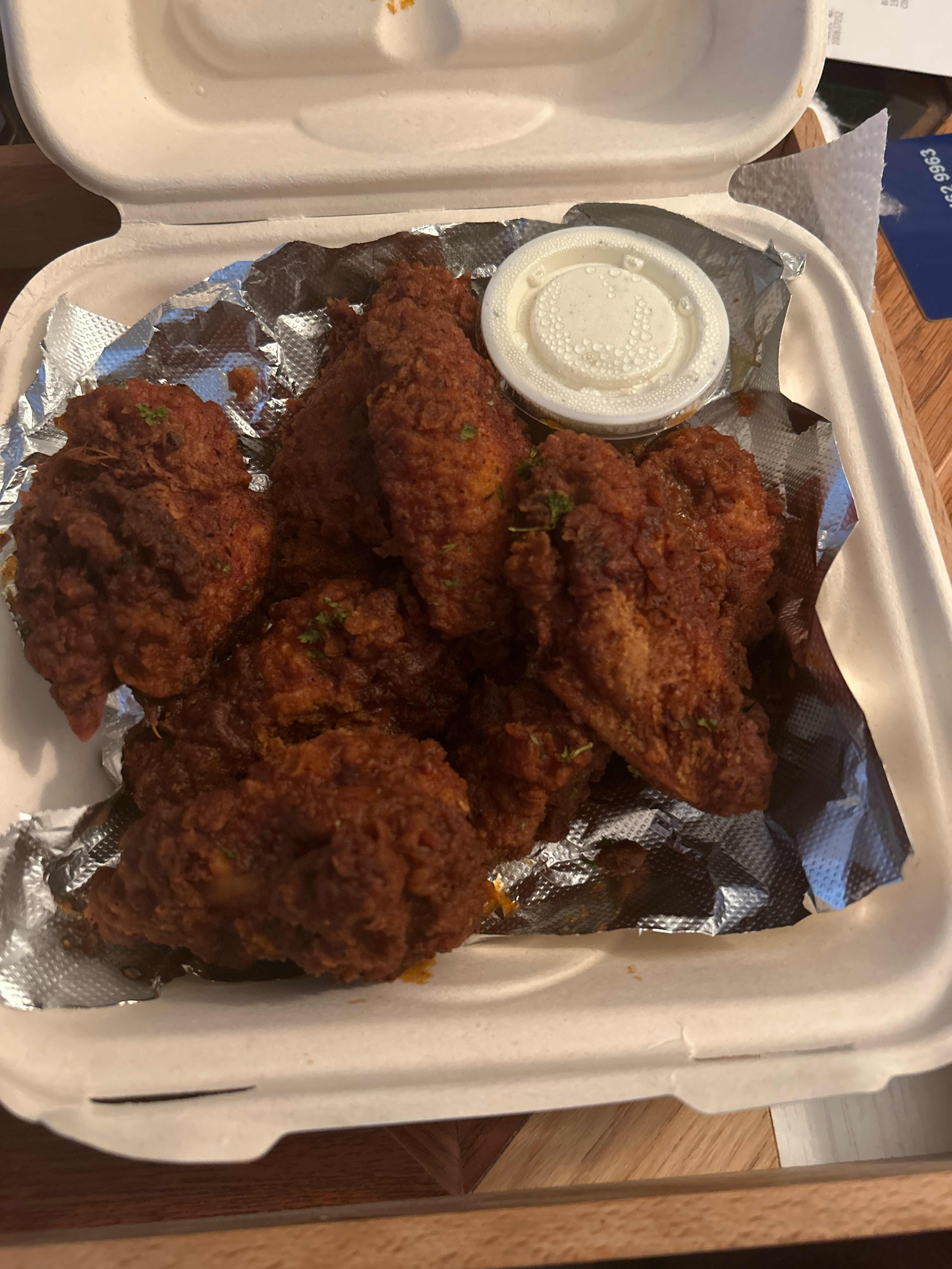 Garlic and Brown Sugar Brined Buffalo Wings