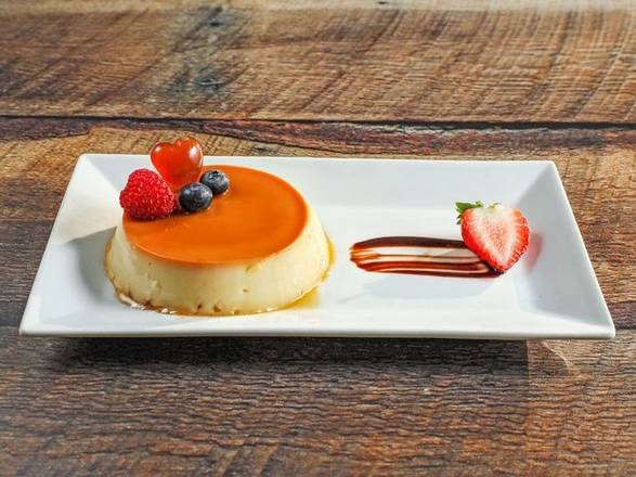 Brazilian style caramel flan