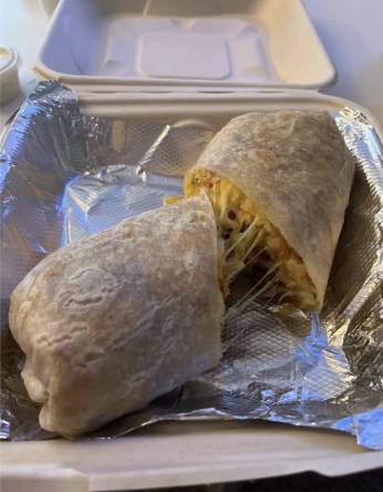 3 Meat Breakfast Burrito