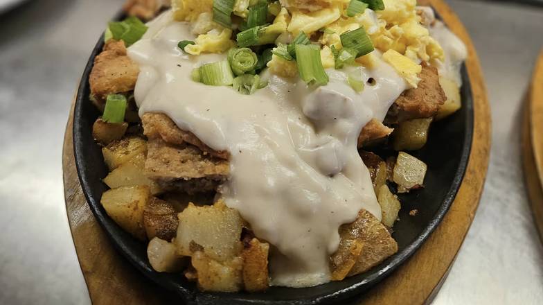 Chicken Fried Steak Skillet