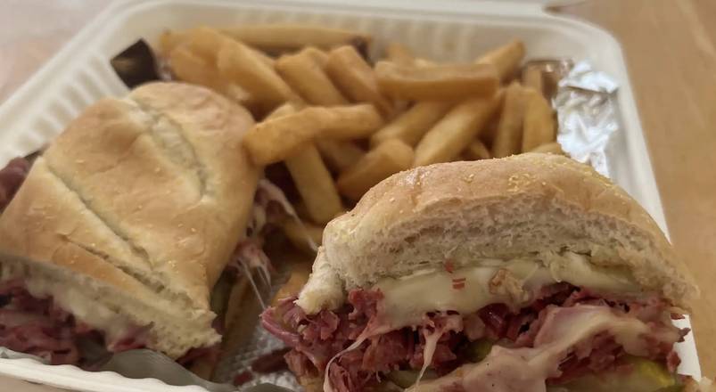 Hot Corned Beef Sandwich