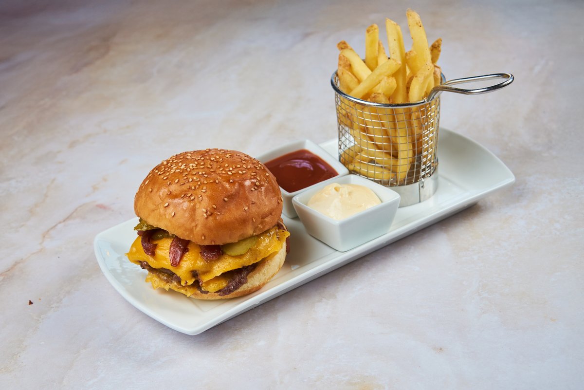 Smash double burger