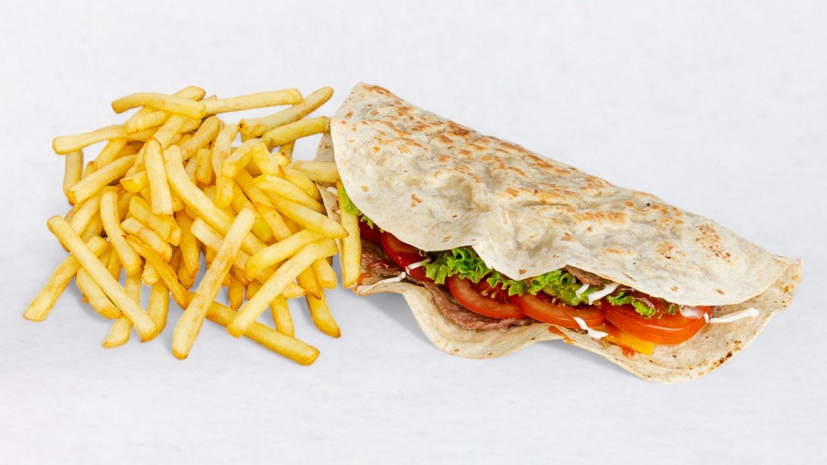 Big mac tacos s pomfrijem