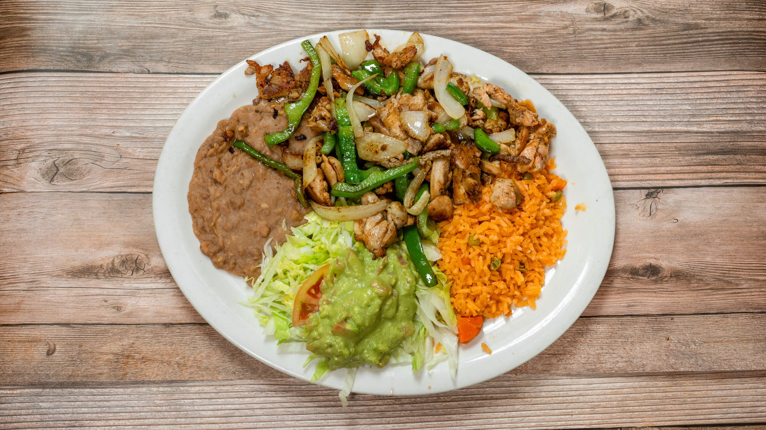 10. Fajitas de Pollo / 10. Chicken Fajitas