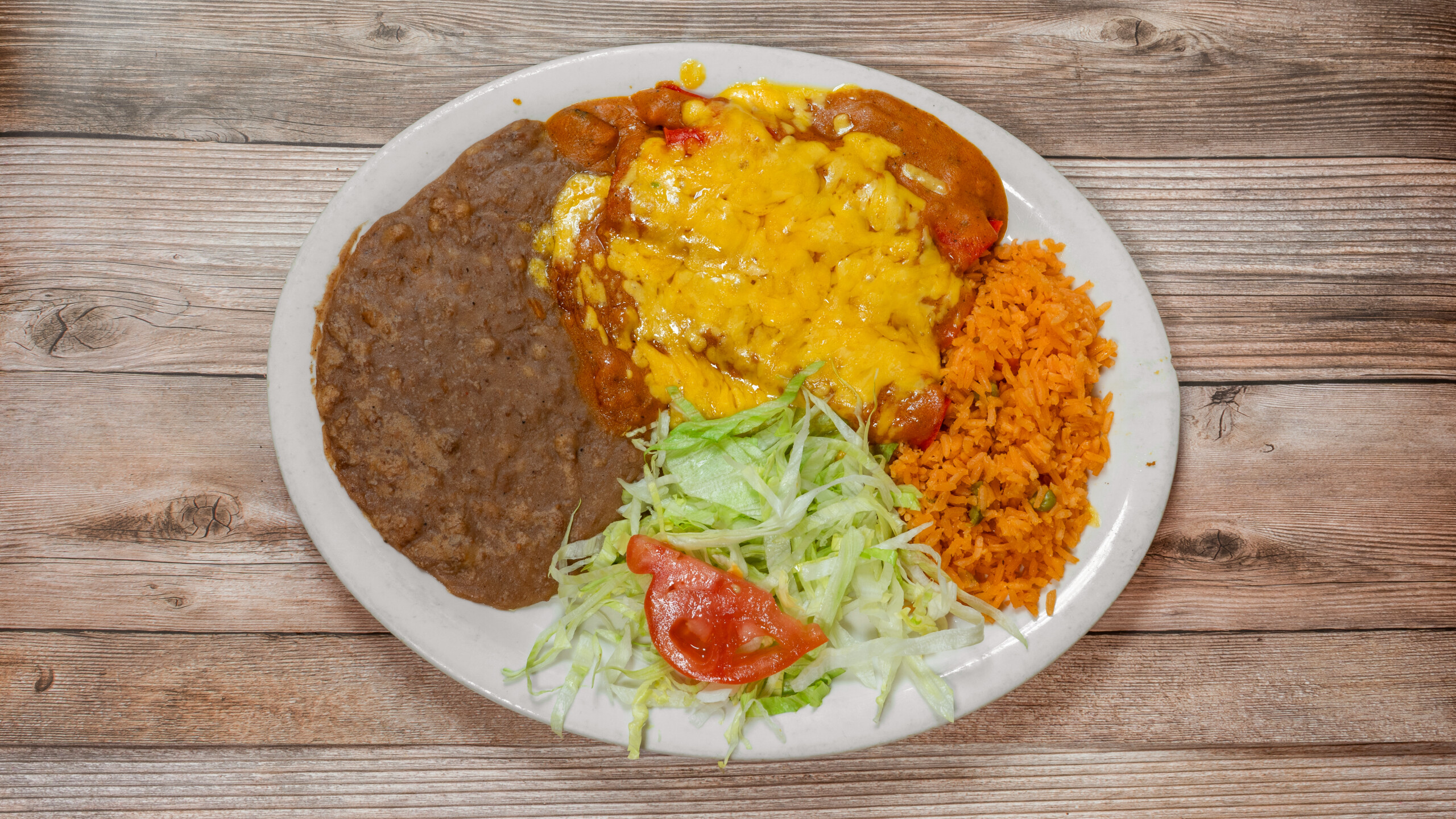 6. Enchiladas de Queso / 6. Cheese Enchiladas