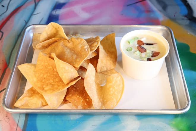Chips and Dirty Queso