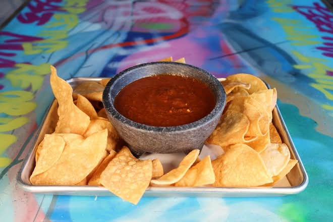Chips and EPIC Size Ghost Pepper Salsa