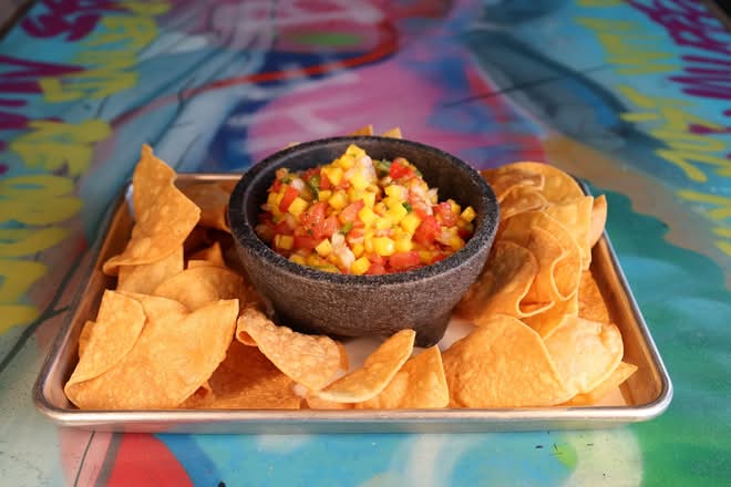 Chips and EPIC Size Mango Pico
