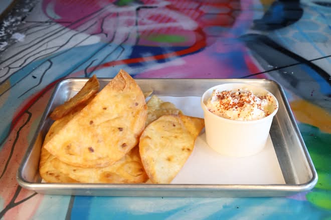 Chips and Pimento Cheese