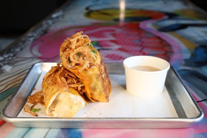 Crispy Chicken Burrito